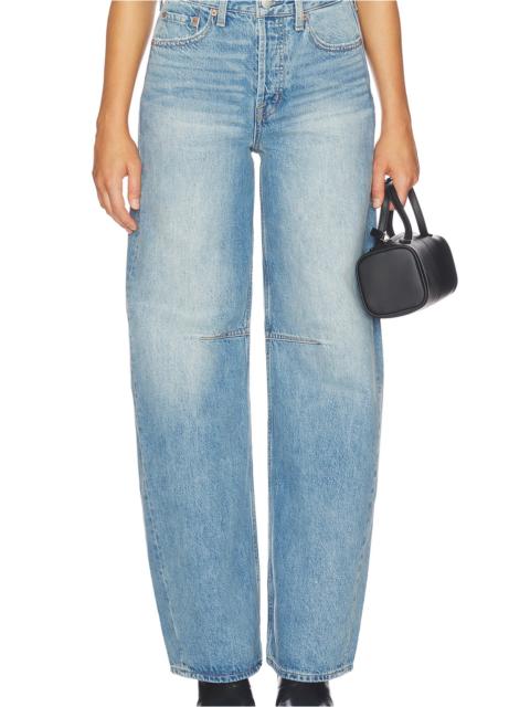 Sydney High Rise Bowed Wide Jeans