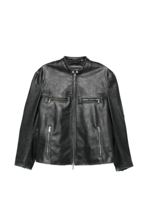 Bad Boy zip-up leather jacket
