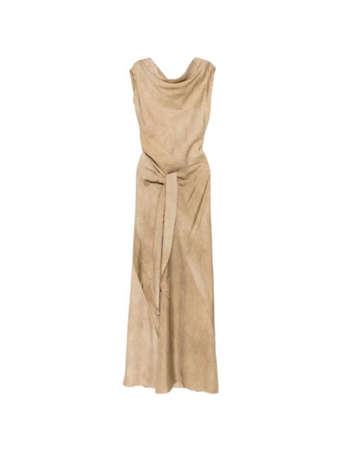 Opale draped maxi dress