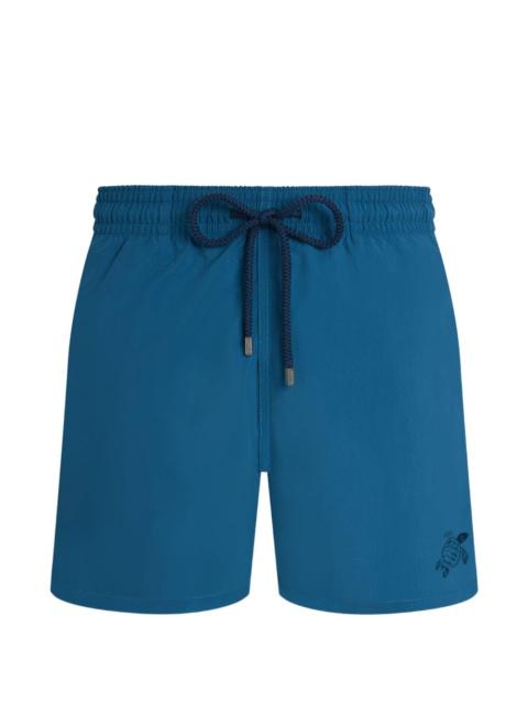 water-reactive print swim shorts