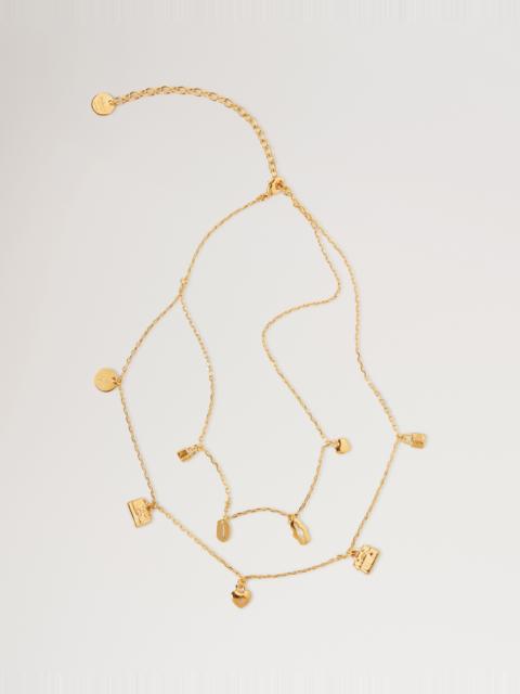 Mulberry Charm Necklace
Gold Plated Brass