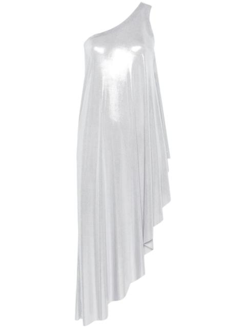 one-shoulder asymmetric tunic