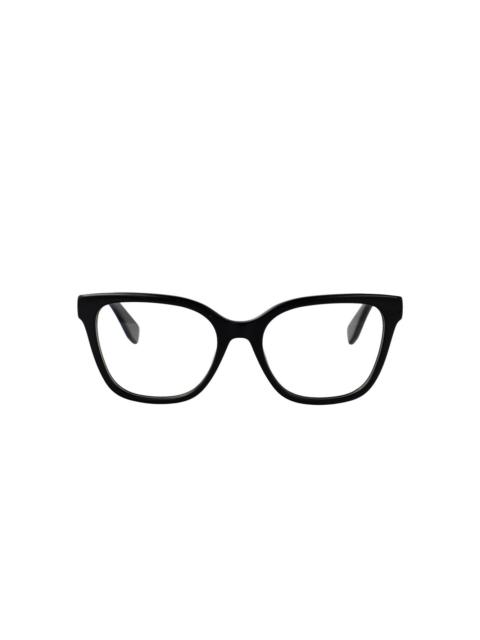 logo-detail cat-eye glasses