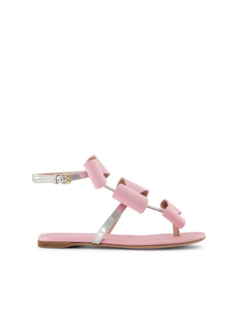 bow-detail flat sandals