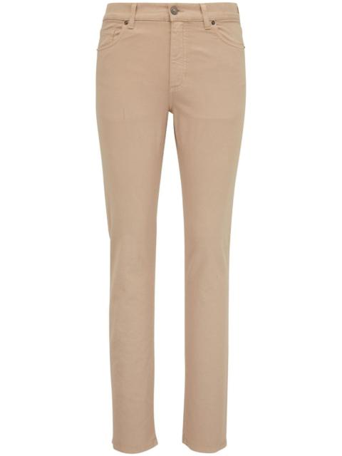 slim-cut leg trousers