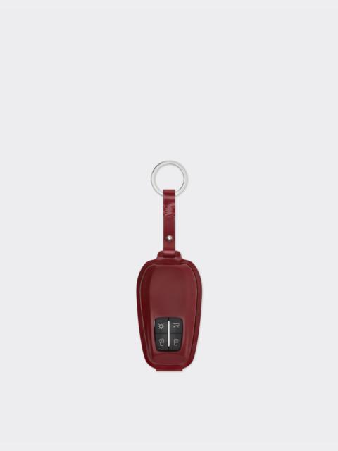 Ferrari keychain in shiny leather