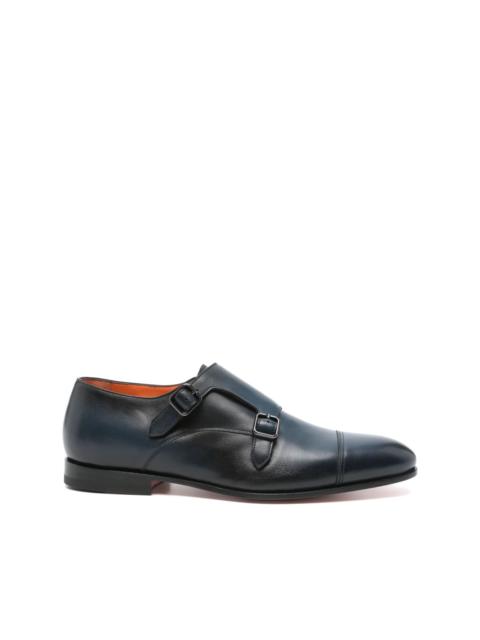 leather monk shoes