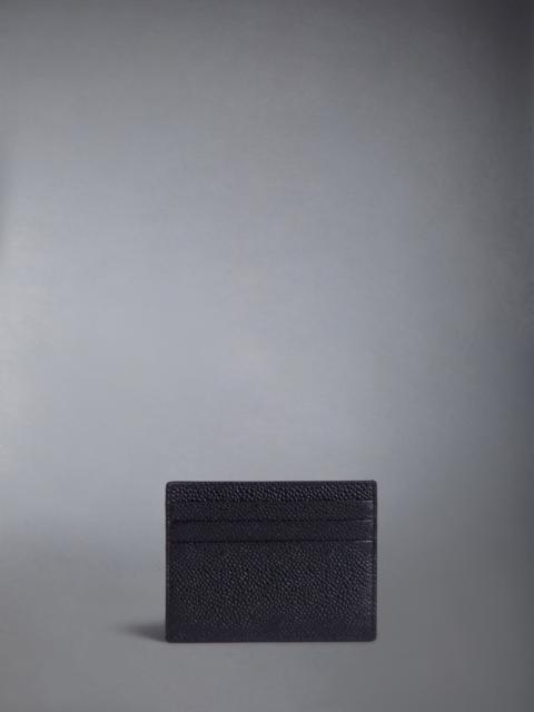 PEBBLE GRAIN NOTE COMPARTMENT SINGLE CARD HOLDER