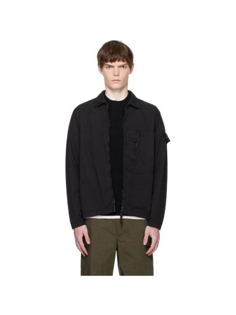 Black 1200003 Supima Cotton Twill Stretch-TC Jacket