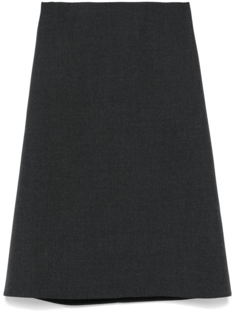 A-line midi skirt