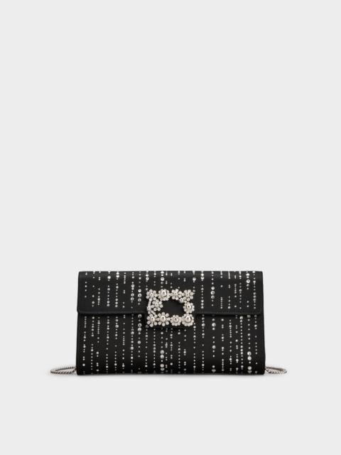 Efflorescence Clutch in satin
