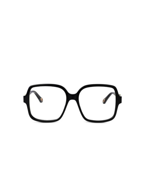 square-frame glasses