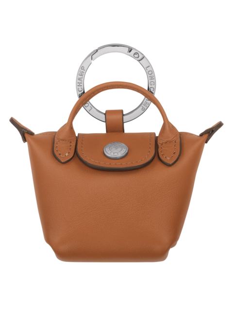 Le Pliage Xtra Key ring Cashew - Leather