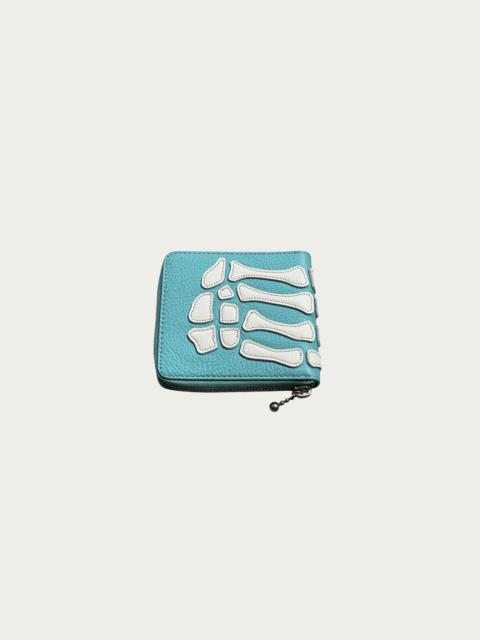 THUMB-UP BONE BAND ZIP Wallet - Powder Blue