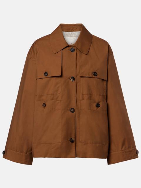 The Cube Bouquet cotton-blend twill jacket