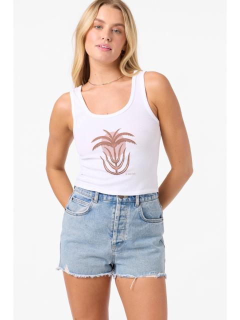 Palm Sun Scoop Neck Tank