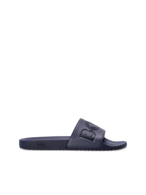 logo-embossed slides