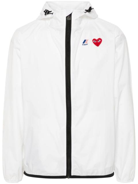 x K-Way Heart-patch lightweight jacket