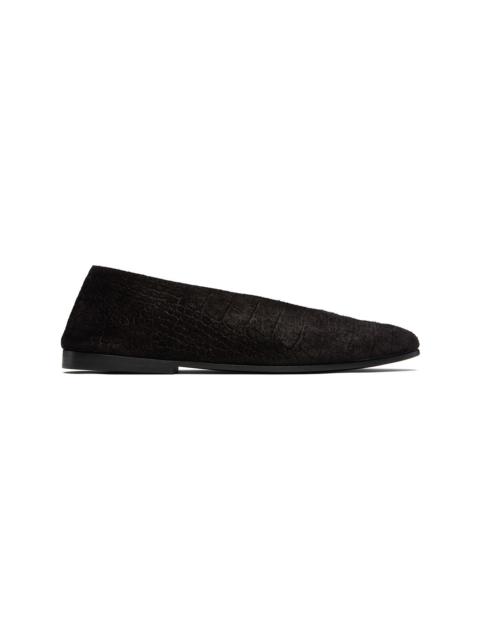 Black Scivolo Ballerina Flats