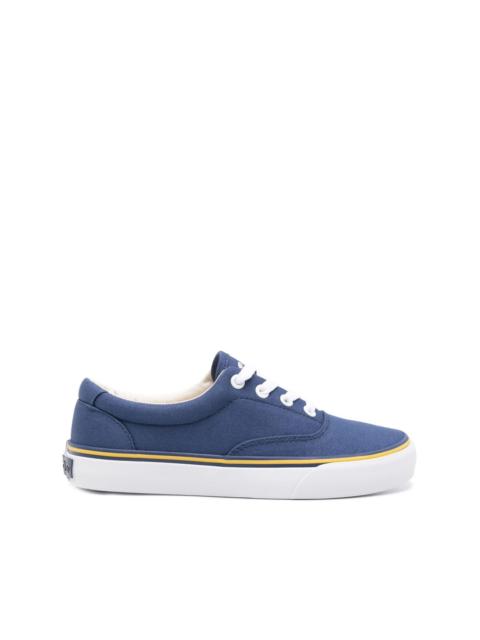 round-toe canvas sneakers