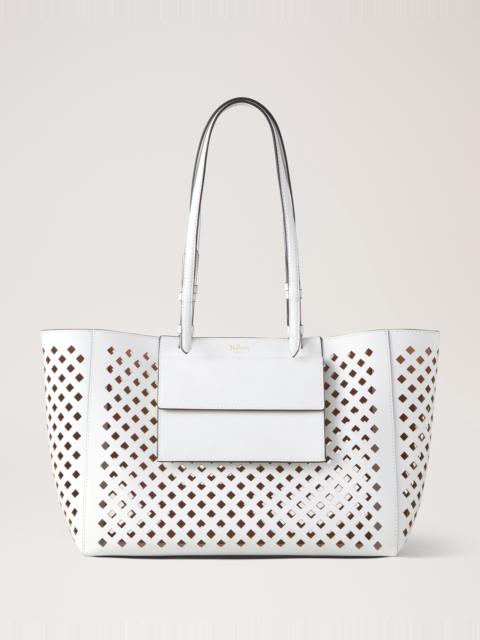 Perforated Tote
White Perforated Leather