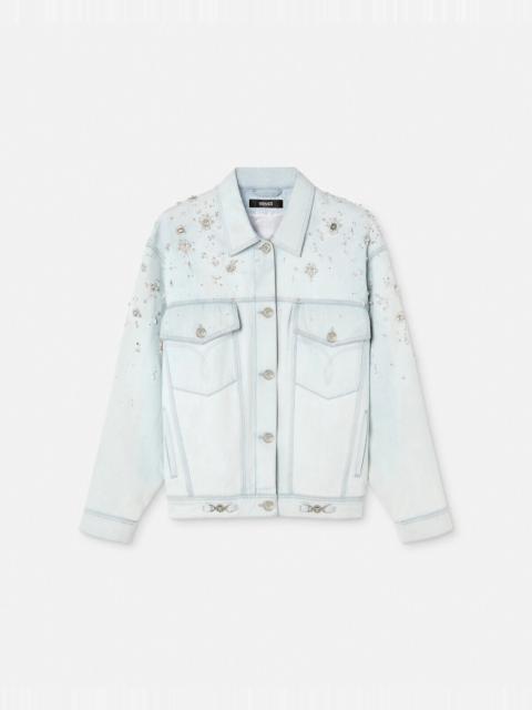 Embellished Oversize Denim Jacket