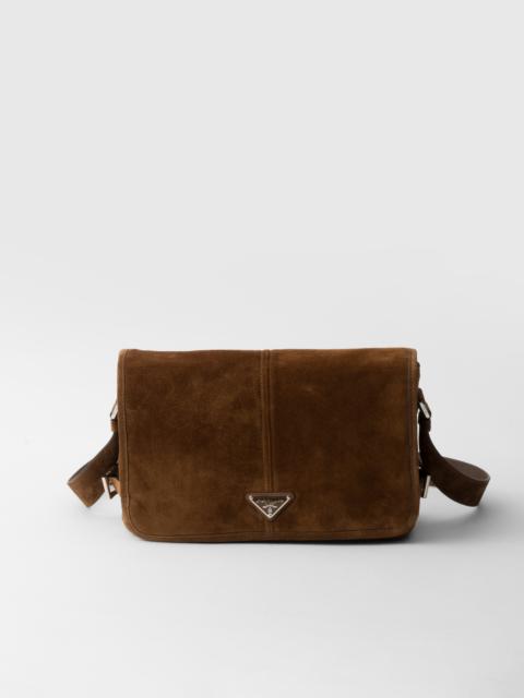 Suede shoulder bag