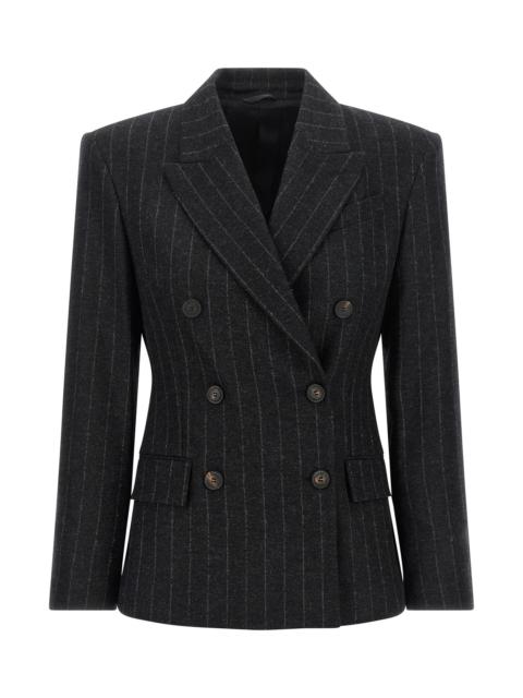 Pinstripe Blazer