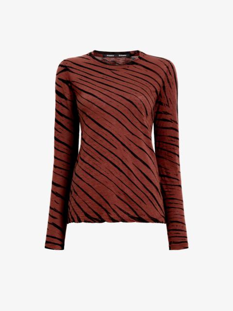 Mia T-Shirt in Tie Dye Tissue Jersey