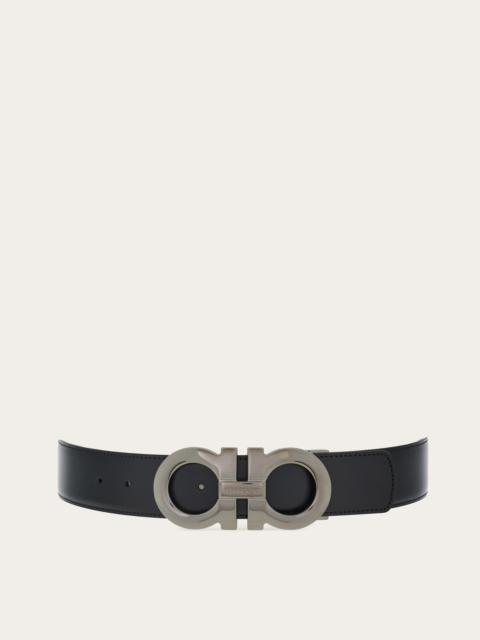 Reversible and adjustable Gancini belt