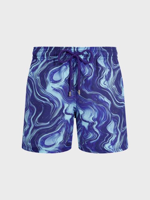 MEN SWIM TRUNKS MARBLE