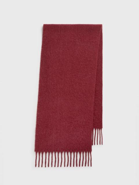 Fuzzy scarf red