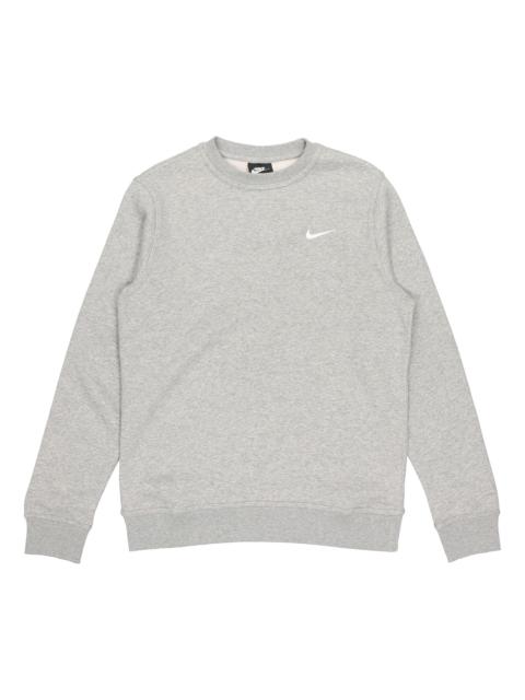 Men's Nike Fleece Lined Embroidered Small Logo Classic Sports Gray 916609-063