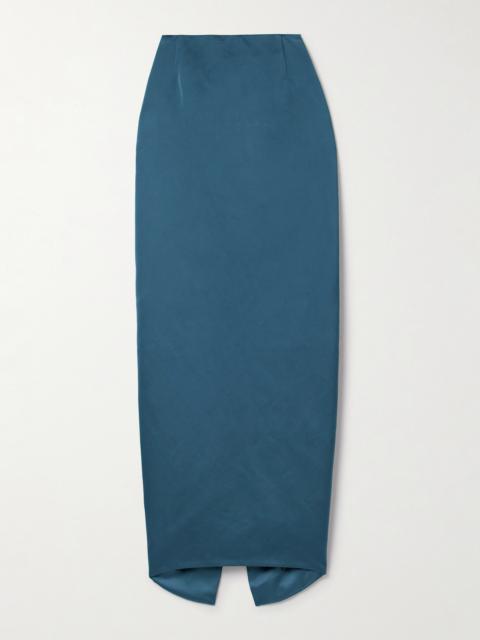 Wasp Recycled Duchesse-satin Maxi Skirt