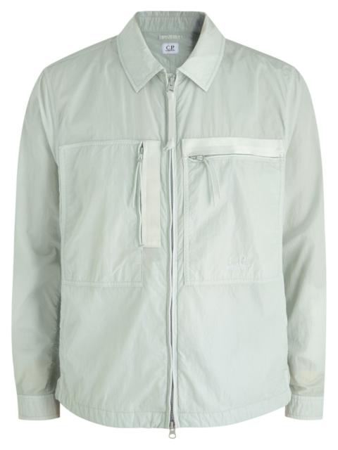 C.P. Company Logo-embroidered Shell Overshirt