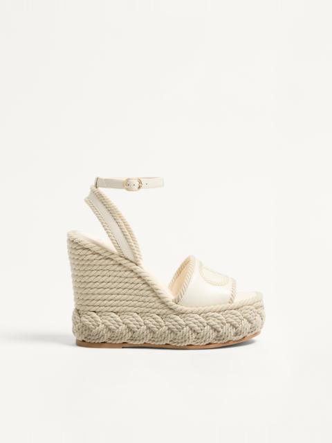 VLOGO TORCHON WEDGE SANDAL IN NAPPA 130MM