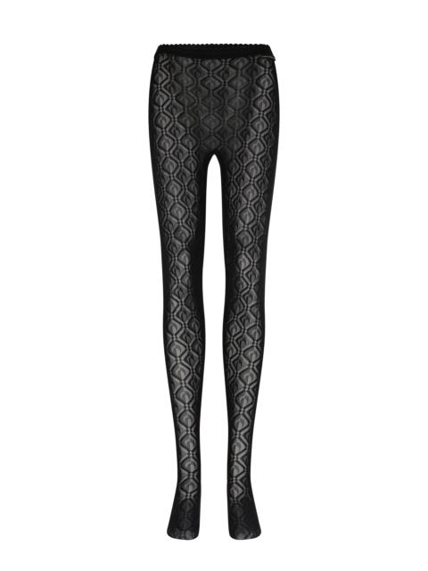 Moon Diamant Mesh Jacquard Tights