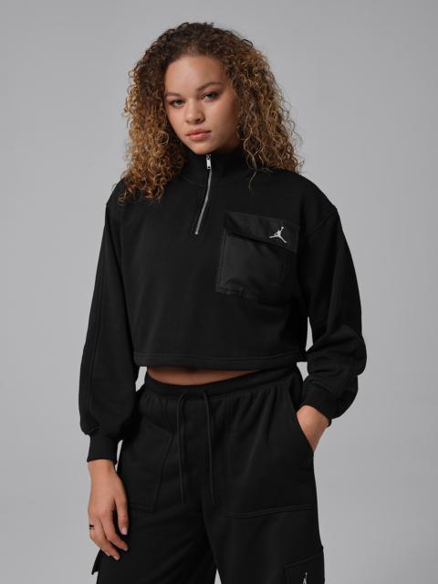Jordan Brooklyn Fleece Women's 1/4-Zip Hike Mike Top
