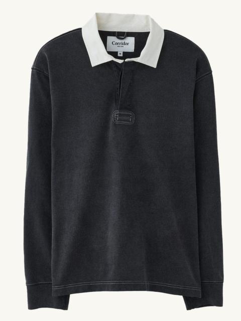 RUGBY LS - BLACK