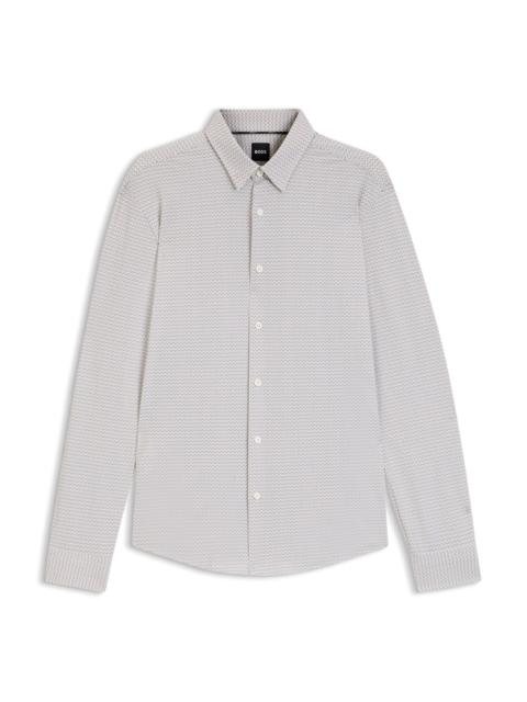 SLIM-FIT SHIRT IN PERFORMANCE-STRETCH ITALIAN FABRIC