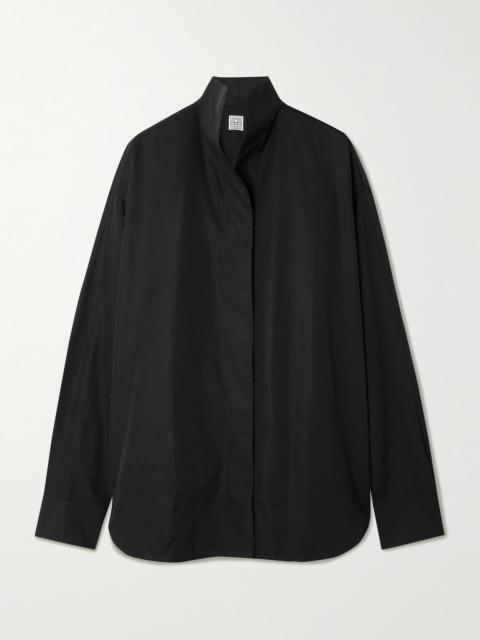 Sharp Oversized Cotton-poplin Shirt