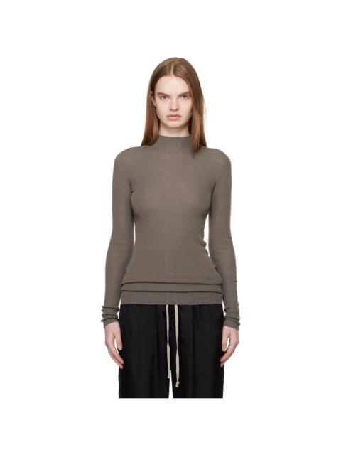 Gray Temple LS Turtle Sweater