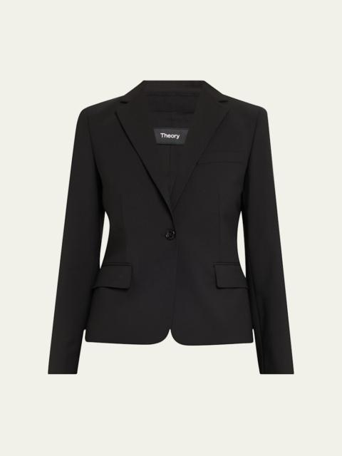 Slim One-Button Jacket