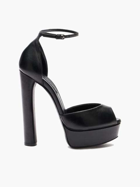 Flora Leather Platform Sandals