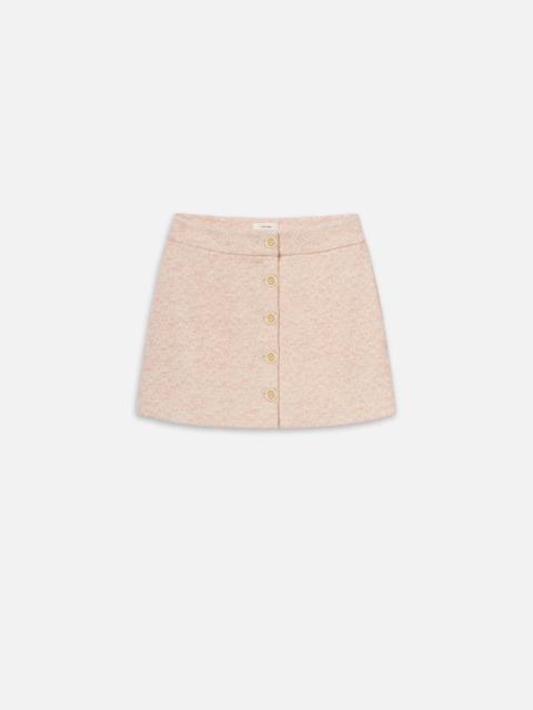 Tweed Mini Skirt in Azalea Multi