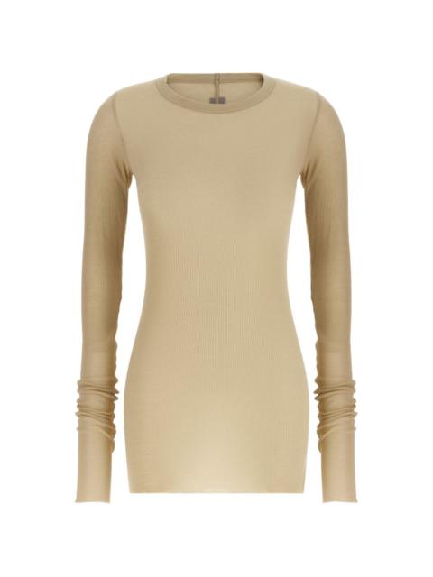 ribbed long-sleeve T-shirt