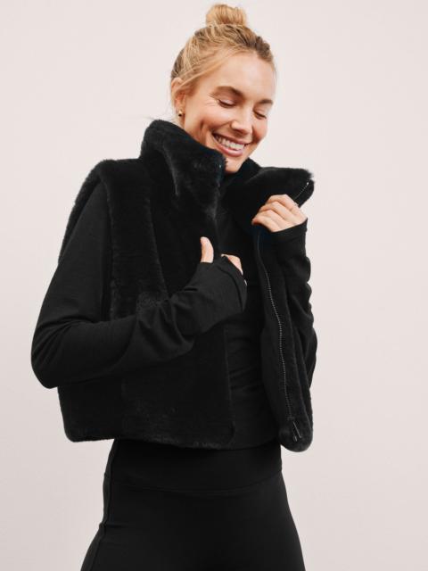 On The List Faux Fur Vest