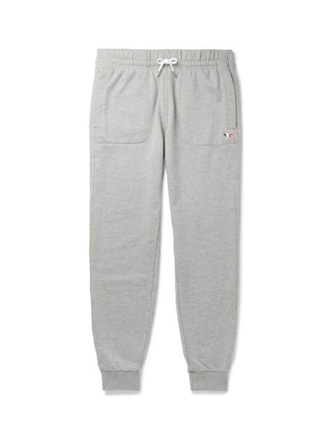 Tapered Logo-Appliquéd Loopback Cotton-Jersey Sweatpants