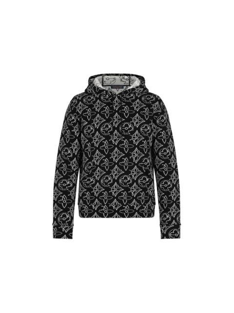 Louis Vuitton x NBA Strategic Flowers Quilted Hoodie Black/White