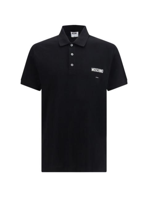 logo-detail polo shirt